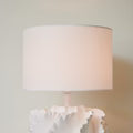 Sculptural Shell Inspired Table Lamp