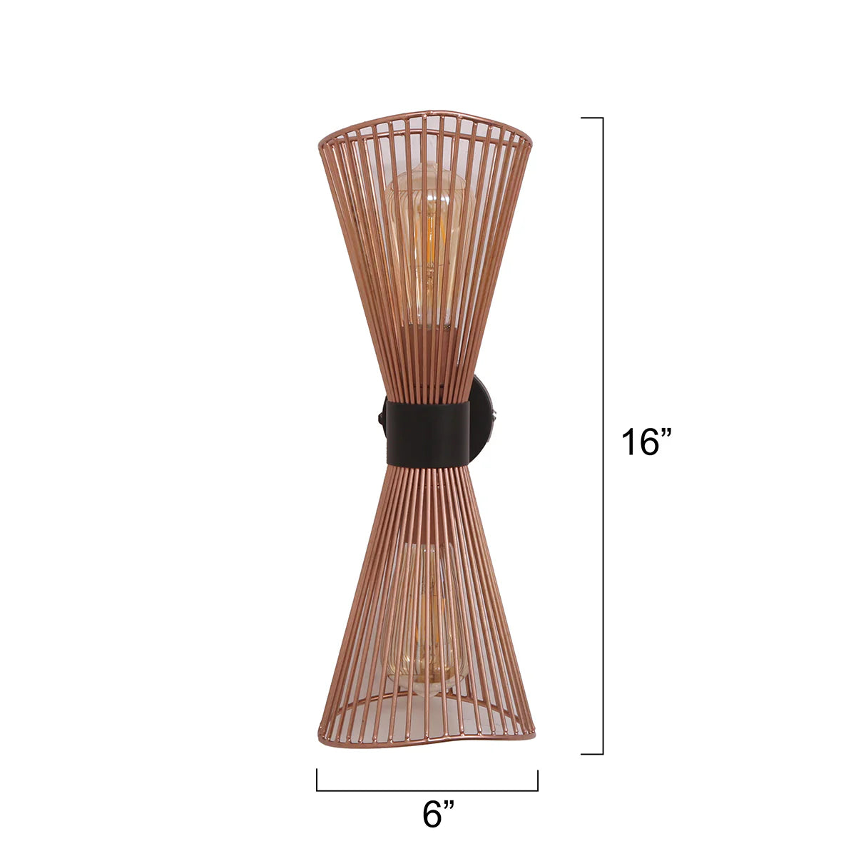 Strike Copper Wall Light