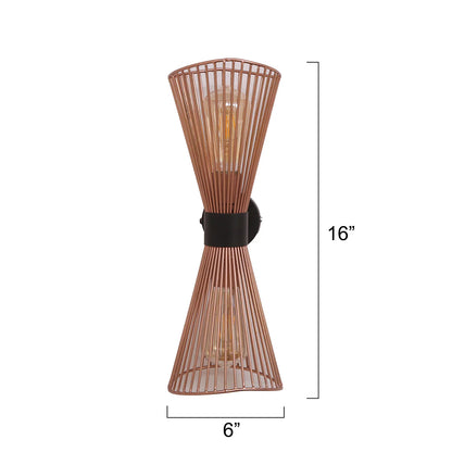 Strike Copper Wall Light